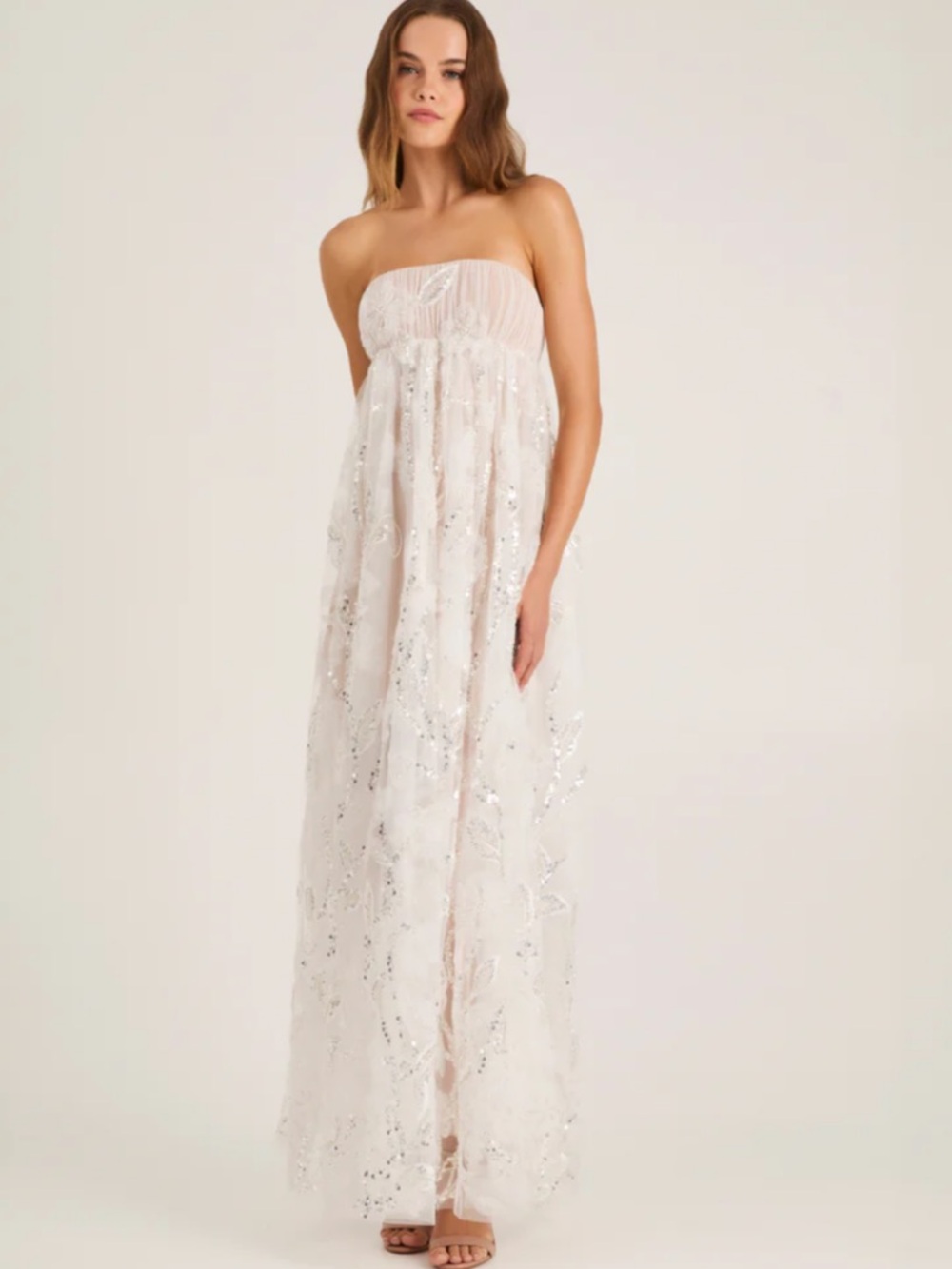 Helsi Beatrice Strapless Lace Maxi Dress -